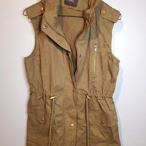 LE3NO Womens Lightweight Sleeveless Military Vest